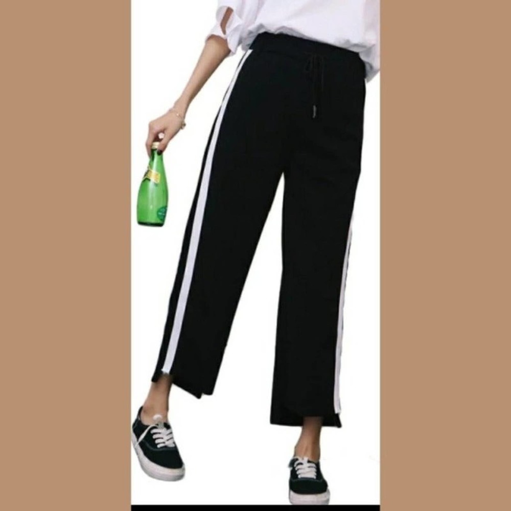 NWT Women's Black side stripe Pants